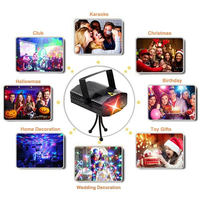 Intérieur rouge vert mini lumière laser 5w métal design star projecteur douche pour Home party Night Club Christmas Paty