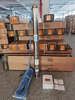 Pompe à eau submersible électrique refroidie à l'huile WATERPRO 4'' haute pression 3000W 220V monophasée pour le traitement de l'eau potable