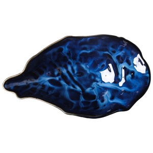 Ciotola Decorativa in <span class=keywords><strong>Ceramica</strong></span> a Forma di Conchiglia 8-10 Pollici, Piatto per Ostriche e Frutti di Mare in Porcellana - Product Image 6
