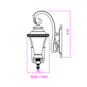 Lámpara <span class=keywords><strong>de</strong></span> <span class=keywords><strong>pared</strong></span> con diseño Vintage para interiores, Hotel, complejo turístico, jardín, estilo <span class=keywords><strong>antiguo</strong></span> europeo - Product Image 4