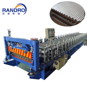 RANDRO 신상품 836 988 1064 골판지 철 시트 만들기 기계 0.1-0.17mm 얇은 시트 루핑 시트 롤 성형 기계 - Product Image 1