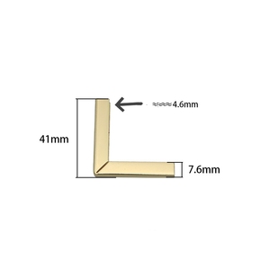 Metal Screw-in <strong>Bag</strong> <strong>Corner</strong> Clip Protective <strong>Leather</strong> Purse <strong>Corner</strong> <strong>for</strong> <strong>Bags</strong> Enhancing <strong>Bag</strong> End <strong>Corners</strong> - Product Image 2