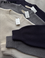 Pull en cachemire pour homme de haute qualité, style Old Money, 100% cachemire, tricoté, coupe ample