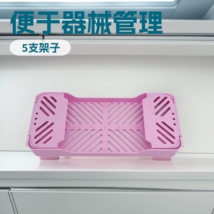 Caja de esterilización a alta temperatura específica para uso dental (135 grados Celsius), caja organizadora para 5 instrumentos con soporte, diseño abierto - Product Image 5