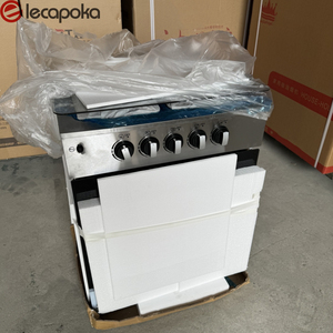 Cuisinière à <span class=keywords><strong>gaz</strong></span> encastrable en acier inoxydable de <span class=keywords><strong>60</strong></span> <span class=keywords><strong>cm</strong></span> avec <span class=keywords><strong>4</strong></span> brûleurs, four et grill, allumage automatique, pour la maison - Product Image 6