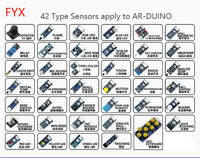 Sensor Suite Modul Sensor Antarmuka Grove Ar-duino Modul Sensor Tipe 42 Cahaya Suara Ultrasonik Biometrik Fotosensitif