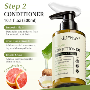 Bộ dầu gội và dầu xả chăm sóc tóc hữu cơ, thuần chay, chiết xuất từ dầu argan, tinh dầu tràm trà, tinh dầu hương thảo, trị gàu, nhãn hiệu riêng - Product Image 4