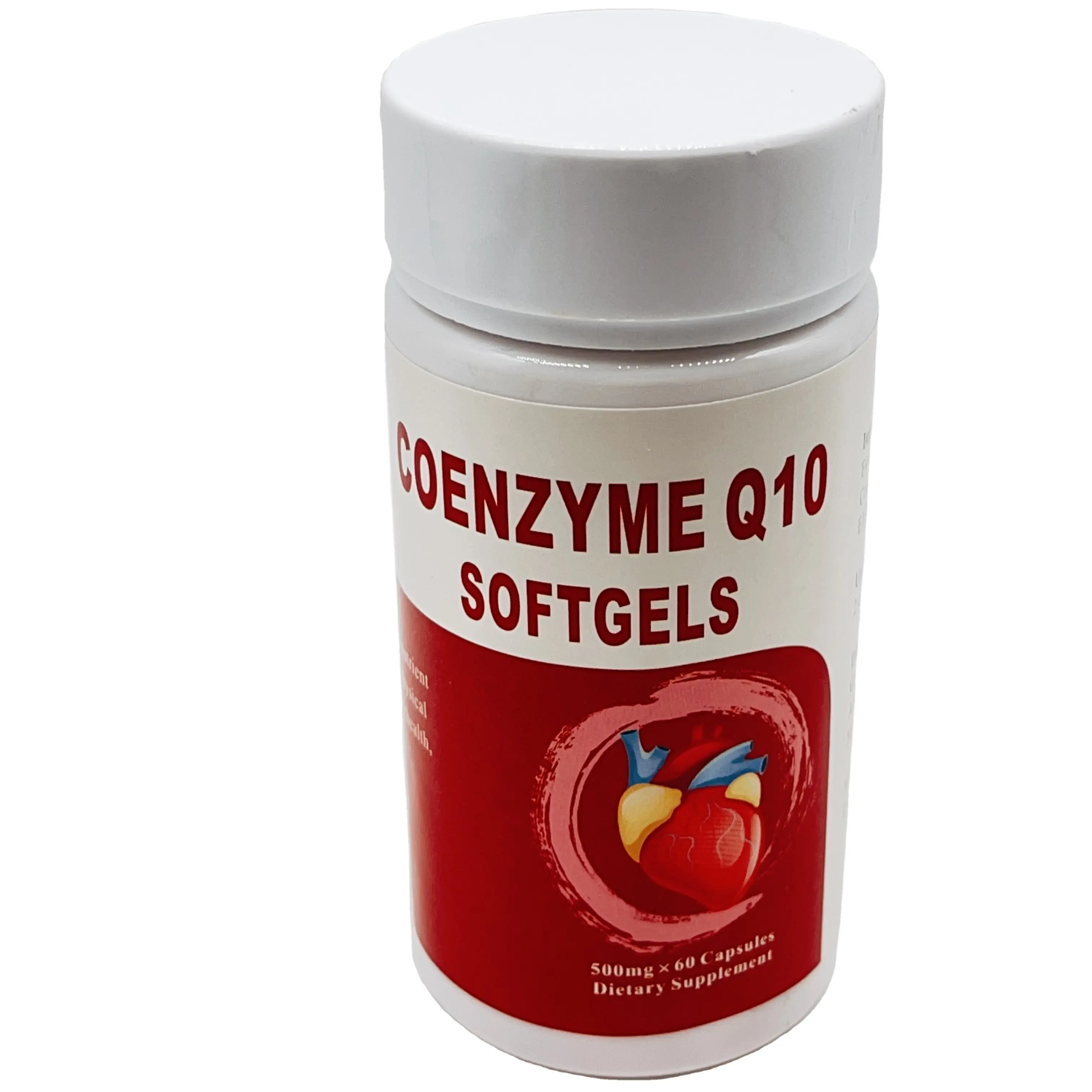 Capsules de coenzymes Q10 en vrac de marque privée OEM capsule de coenzyme Q10 soluble dans l'eau