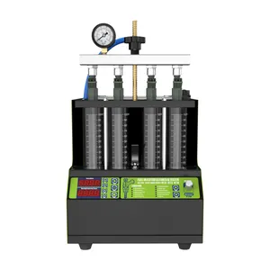 Fabrika MRCARTOOL V308 araba yakıt test temizleme makinesi motosiklet benzinli benzin enjektör test cihazı temizleyici 4 silindir