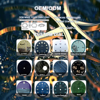 Montre mécanique Seiko VD53 de haute qualité avec cadran en verre, boîtier en acier inoxydable, résistance à l'eau 3ATM, montre de luxe unisexe