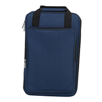 Sac de rangement portable grande capacité pour baguettes de batterie en tissu Oxford noir – Étui professionnel pour batteur