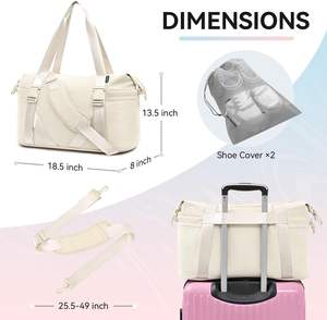 Échantillon gratuit, sacs de shopping en toile de yoga personnalisés, 100% coton, sublimation à chaud, impression intégrale, pliable, grande capacité, sac de rangement - Product Image 2