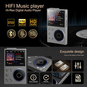Lecteur de musique portable haut de gamme, qualité sonore sans perte, radio FM portable, enregistrement de qualité studio, utilisation à domicile et en voiture - Product Image 2