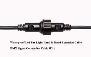 Вручный Удлинительный кабель DMX сигнальный кабель разъем водонепроницаемый провод 5 м 16,4 фута DMX кабель для светодиодных ламп - Product Image 6