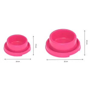 Cat Dog Pet Food Bowl Ants Away Food Water Bowls Dish for Small to Medium Sized Dogs Cats