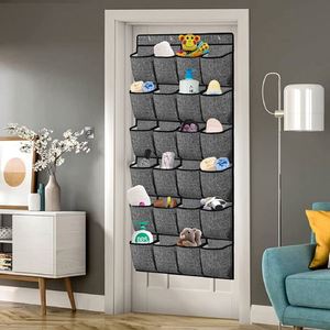 Bolsa de Almacenamiento Colgante de Lino Moderna, Plegable, con Etiquetas, Organizador para Pared, Puerta o Armario, para Oficina, Escuela, Hogar, Material de Tela - Product Image 4