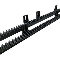 Certification CE, fabrication directe en usine, rail de porte coulissante standard en nylon noir de 4 m