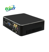 Mini PC Industrial de Doble Núcleo ELSKY NANO4F/NANO5F Intel 4ª Gen Haswell-U DDR3 8GB SSD Nuevo GDDR3 4K/VGA RJ45 LAN Windows/Linux