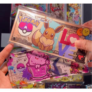 Magnete da Frigo in Acrilico Trasparente con Design Nuovo Stile Banconote Dollari USA, Gioco da Tavolo Pokémon Booster Box Regalo Pikachu - Product Image 2