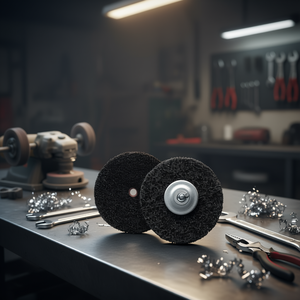 Disques abrasifs plats Fervi avec trou de perçage 100 mm pour le polissage des métaux - Product Image 3