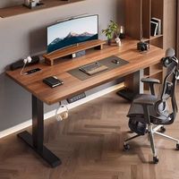 Escritorio Eléctrico de Altura Ajustable, de Alta Capacidad, con Doble Motor, Duradero, Moderno, para Oficina en Casa o Dormitorio, Personalizable
