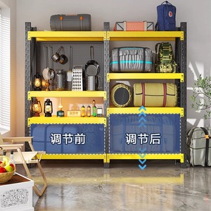 Heavy Duty Garage <b>Storage</b> Racks 5 Tier Cold Rolled Steel Shelving Unit For <b>Workshop</b> Warehouse Organization - Product Image 3