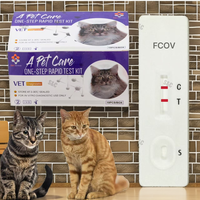 Tests antigéniques pour chats Pet Care, tests vétérinaires rapides, kits de dépistage rapide du coronavirus félin FCOV