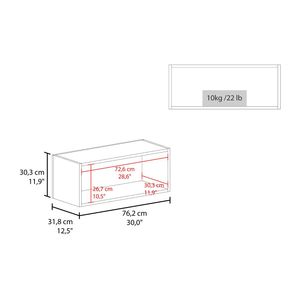 DB axtell ตู้ติดผนังสีขาวสำหรับห้องนั่งเล่น - Product Image 3