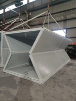 Maison mobile préfabriquée pliante isolée de 20 pieds pour toute la maison avec climatisation et salle de bain