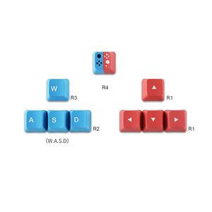 Perfil OEM PBT Flechas de dirección <span class=keywords><strong>Cherry</strong></span> MX Rainbow Anime Teclado mecánico para juegos Teclas Material ABS Teclas alternativas - Product Image 4