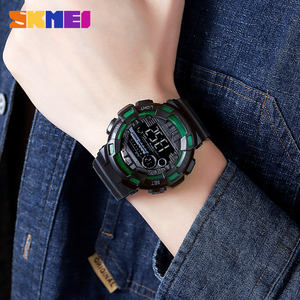 Montre digitale pour garçons <span class=keywords><strong>SKMEI</strong></span> 2110, nouvelle arrivée, vente en gros, bracelet en caoutchouc, résistante à l'eau, <span class=keywords><strong>chrono</strong></span>, en stock, montre-bracelet de plein air - Product Image 4