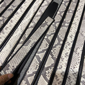 เข็มขัดหนังงูสำหรับผู้หญิง, เข็มขัดหนังแท้สำหรับวิ่งดีไซน์เนอร์หรูหราพร้อมโลโก้แบบตะวันตก <span class=keywords><strong>RC66</strong></span>สำหรับผู้ชาย - Product Image 5