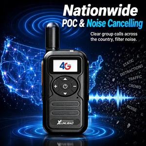 Radio PoC 4G LTE XUNLIBAO al por Mayor, Modelo D8, 67.5g, Mini Walkie Talkie Portátil de Bolsillo con Batería Extraíble, USB Tipo-C, Largo Alcance - Product Image 4