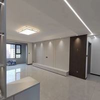 Panneau mural en fibre de bambou WPC avec revêtement UV, placage bois sans peinture, panneau en cristal de carbone, matériau de décoration intérieure