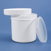 Envase de Plástico HDPE con Base de PP, Tapa de Rosca y Tapa Interior para Partículas y Polvos Químicos de Purificación de Aire, 500 ml, Marca Shuishan