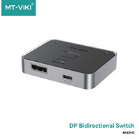 Commutateur Vidéo Bidirectionnel Personnalisé Mt-Dp121H V1.0 8K 60Hz 1 Entrée 2 Sorties 2 Entrées 1 Sortie Dp2.0 Accessoires Audio Vidéo