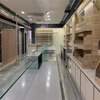 Magasin de cigarettes Design magasin de fumée présentoir Led étagère en verre armoire lumineuse présentoir à tabac en verre pour magasin