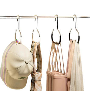 Cintre multifonctionnel pour pantalons Cintre en métal PVC pour pantalons Gain de place - Product Image 1