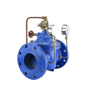 Vanne de réduction de pression Jiangsu Donggong 200X-16Q en fonte ductile pour contrôle hydraulique et alimentation en eau incendie - Product Image 1
