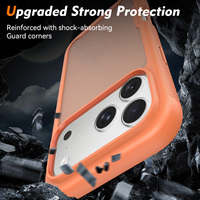 Coque de téléphone antichoc intégrale mate avec protection d'écran et protection de l'appareil photo anti-traces de doigts pour iPhone 18 Pro Max
