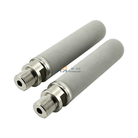 Diffuseur de bulles nano en métal poreux fritté SS, pierre de diffusion 2,0, 0,5 micron, éventail d'aération, pierre de carbonatation pour bière