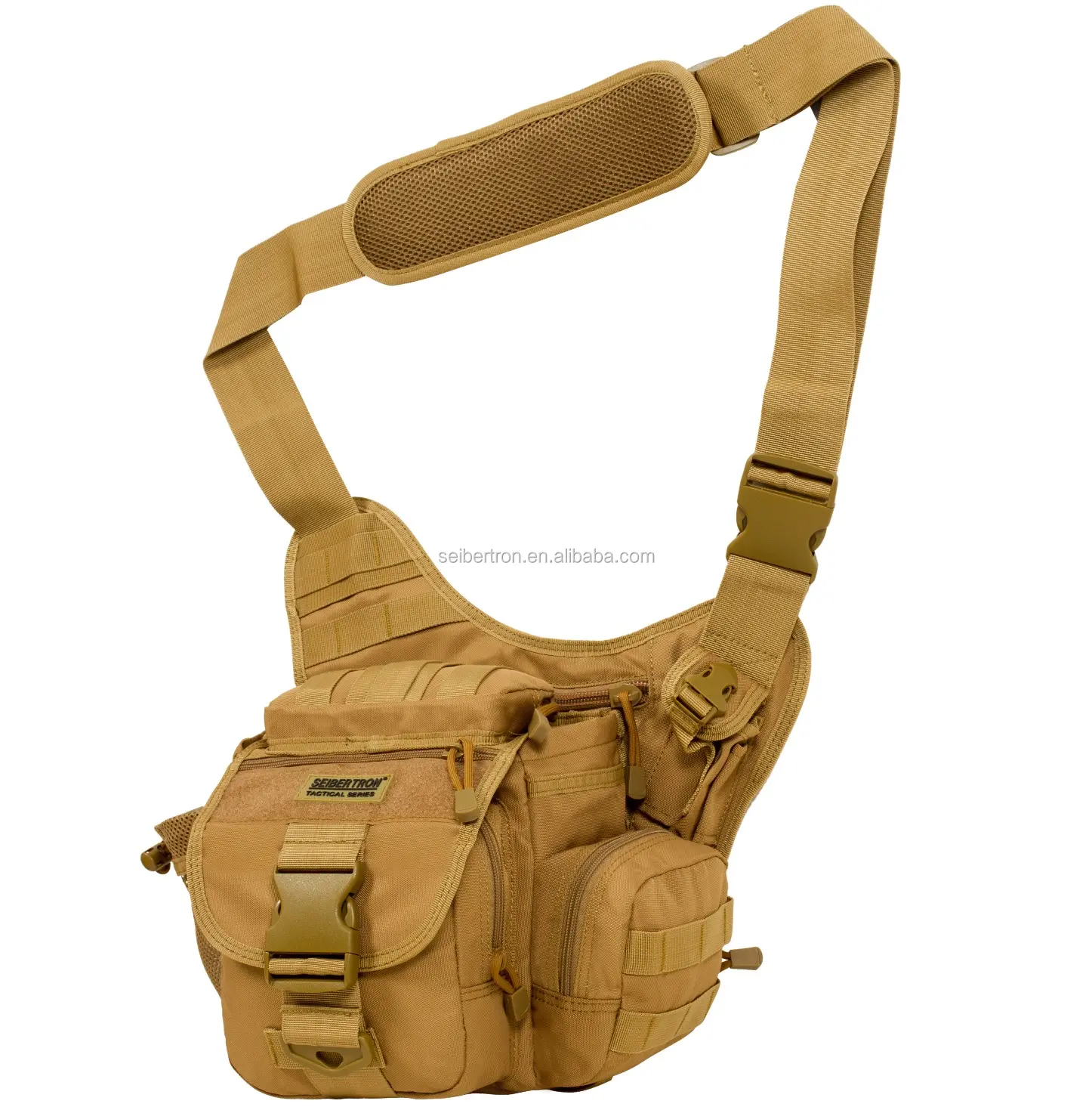 Seibertron X.K.B.B-1 Tactical Outlaw Sling Pack with Shoulder Sling for Carry Molle Multifunctional Day Bag for EDC