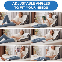 SUREWALHOME Oreiller de lit en gros Oreiller de lit en mousse à mémoire de forme personnalisé pour les jambes arrière et le soutien des genoux