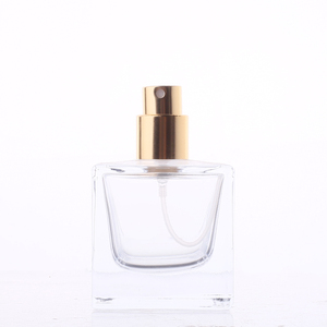 Luxury Square <strong>Perfume</strong> <strong>Bottle</strong> Empty Clear 30ml 50ml 100ml Fragrance <strong>Perfume</strong> <strong>Bottle</strong> With Gold Box Custom - Product Image 4