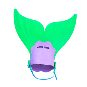 Ailerons de natation pour sports nautiques, plongée, snorkeling, ailerons de sirène et monofin en silicone pour enfants - Product Image 4