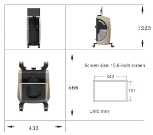 Boîtier de machine d'épilation médicale ABS de moulage par injection - Product Image 6