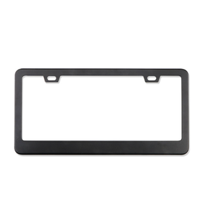 Marco para Placa de Matrícula Estándar Estadounidense 04 de Acero Inoxidable, Textura de Fibra de Carbono / Negro Mate, Soporte Universal para Placa de Matrícula de Automóvil Estadounidense - Product Image 3