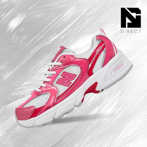 รองเท้า New Balance 530 สีชมพูซาติน โทนสีแดง รุ่นเดินสบาย ระบายอากาศได้ดี แบบผูกเชือก สไตล์ลำลอง - Product Image 1