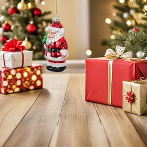 2026 Custom Pattern Christmas <b>Tree</b> Hanging <b>Glass</b> Transparent Decorations Christmas <b>Glass</b> Figurines Christmas Gifts Factory - Product Image 5