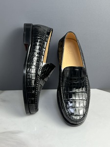 Mocasines de cuero genuino para hombre, hechos a mano, elegantes, italianos, de lujo, a precio de fábrica. - Product Image 5